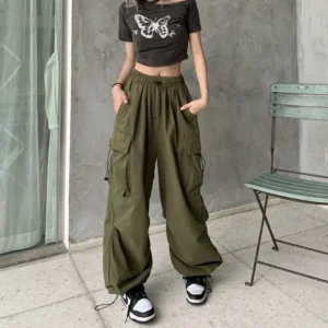 kf-Aba8c6e03b104461dbb2dc83f88009c2am-2023-Women-Casual-Joggers-Tech-Pants-Solid-Low-Waist-Pants-Drawstring-Wide-Leg-Baggy-Trousers-Y2k