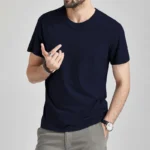 Hot Sale T-Shirts Male Tshirts Men Summer Tee Shirt Women Plain Solid Cotton Blue Short Top Tees Female Lady Girl Boy Brand Tee