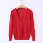 Sweater Knitted Cardigan Button Jacket 2023 Autumn V-neck Loose Large Size Long Sleeve Casual Tops For Women Sweater 4XL R372