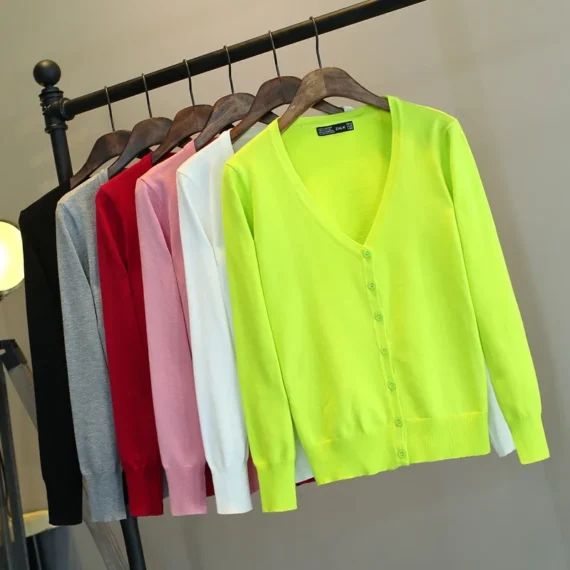 Sweater Knitted Cardigan Button Jacket 2023 Autumn V-neck Loose Large Size Long Sleeve Casual Tops For Women Sweater 4XL R372