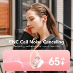 GREATWALL Wireless Earbuds Bluetooth Headphones With Smart Digital Power Display And ENC Noise Reduction Headphones