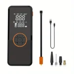 4000mAh portable dual screen digital display air pump 150PSI four modes automatically stop with the storage tank deflating