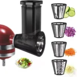 Slicer Shredder Chopper Attachments Cheese Grater Accessories for KitchenAid Stand Mixer