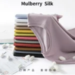 High Quality Mulberry Silk Cotton T-shirts Women Solid O Neck Top Summer Short Sleeve Tees Basic Soft T-Shirts Loose Style Korea
